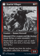 Fearful Villager (DBL-424) - Innistrad: Double Feature: (Double Faced Transform)