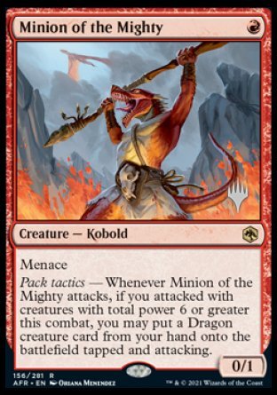Minion of the Mighty (PPAFR-156) - Adventures in the Forgotten Realms Promos