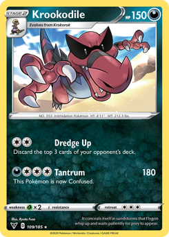 Krookodile 109/185 - SWSH04 Vivid Voltage