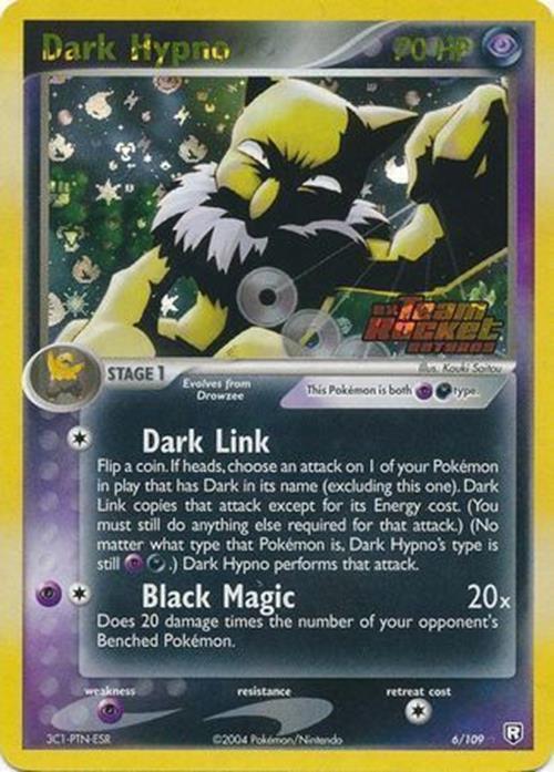 Dark Hypno 6/109 - Team Rocket Returns Reverse Holofoil