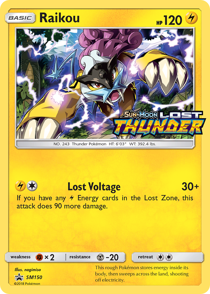 Raikou - SM150 (Prerelease) SM150/248 - SM Promos Holofoil