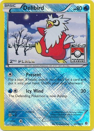 Delibird - 38/149 (Pokemon League) [2nd Place] - League & Championship Cards Reverse Holofoil