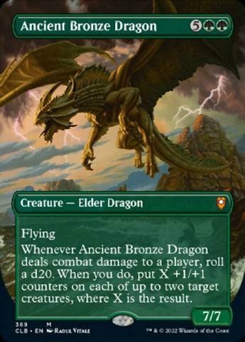 Ancient Bronze Dragon (Borderless) (CLB-369) - Commander Legends: Battle for Baldur's Gate (Borderless)