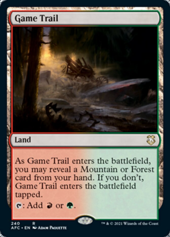 Game Trail (AFC-240) - Forgotten Realms Commander