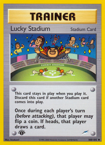 Lucky Stadium 100/105 - Neo Destiny 1st Edition