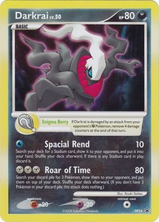 Darkrai - DP24 (DP Black Star Promos) - Jumbo Cards Holofoil