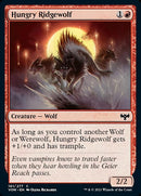 Hungry Ridgewolf (VOW-161) - Innistrad: Crimson Vow