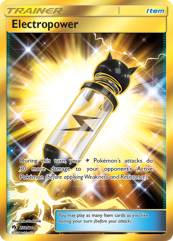 Electropower (Secret)/214 - SM  Lost Thunder Holofoil
