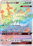Guzzlord GX (Secret)/111 - SM  Crimson Invasion Holofoil