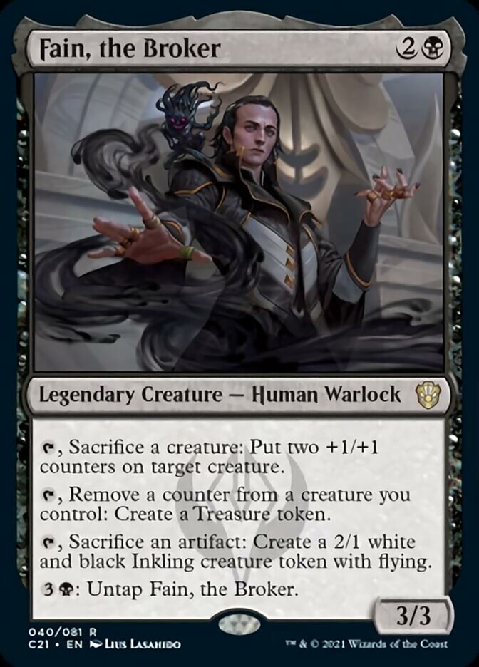 Fain, the Broker (C21-040) - Commander 2021