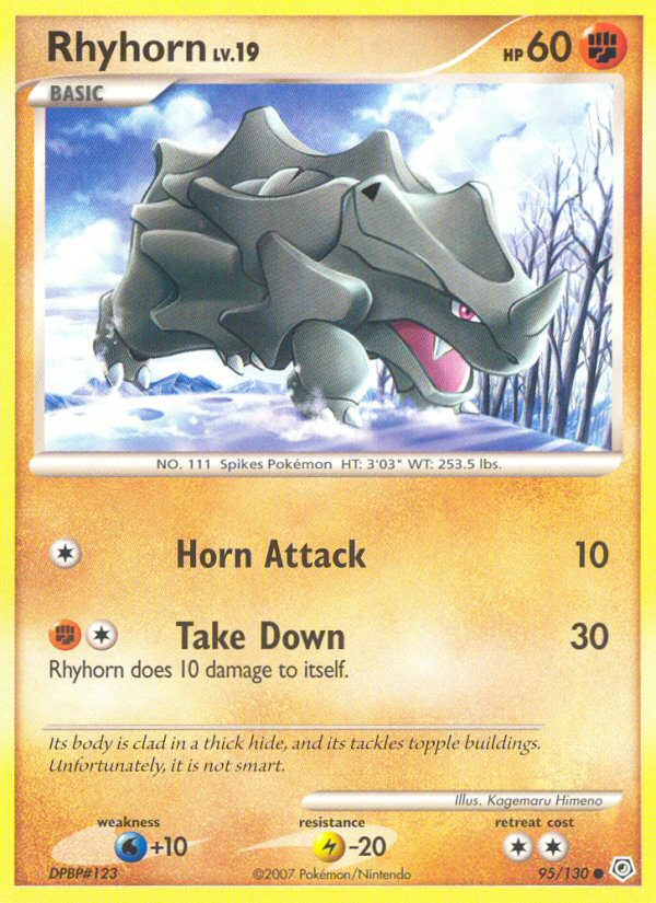 Rhyhorn/130 - Diamond and Pearl