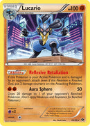 Lucario - 64/99 (Cosmos Holo) - Blister Exclusives Holofoil