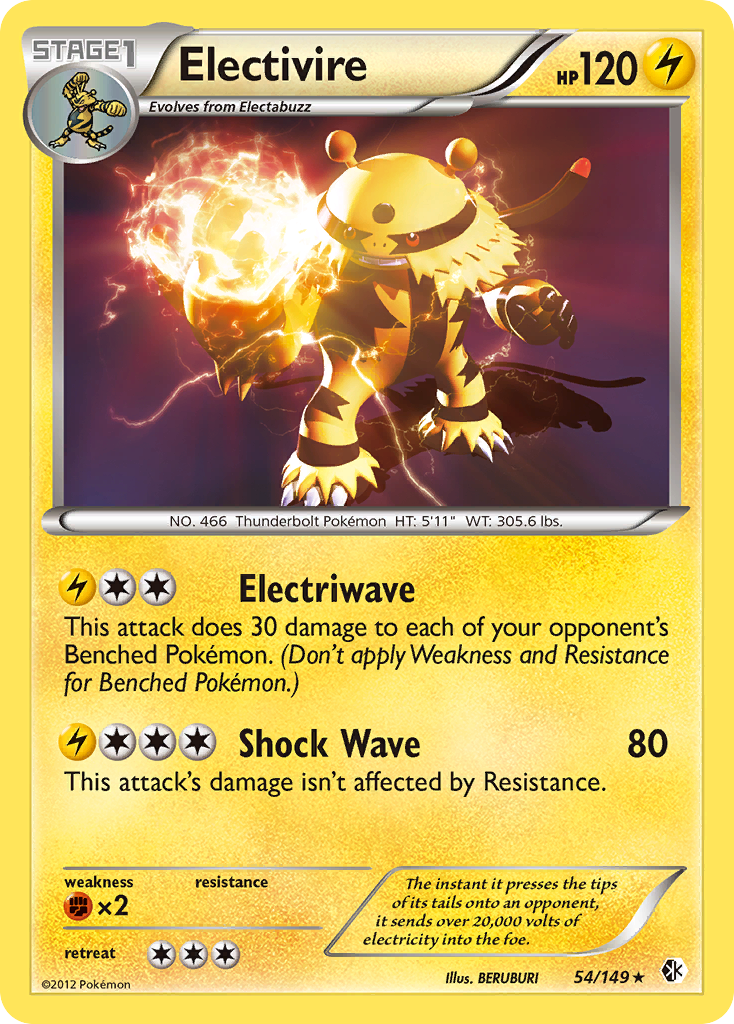 Electivire/149 - Boundaries Crossed Holofoil