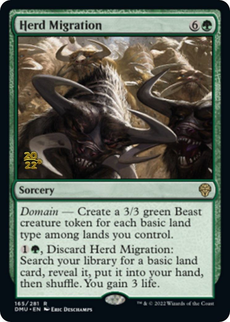 Herd Migration (PRE-165) - Dominaria United Promos Foil