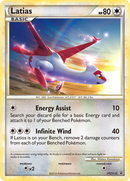 Latias - HGSS10 (Cosmos Holo)/25 - HGSS Promos Holofoil