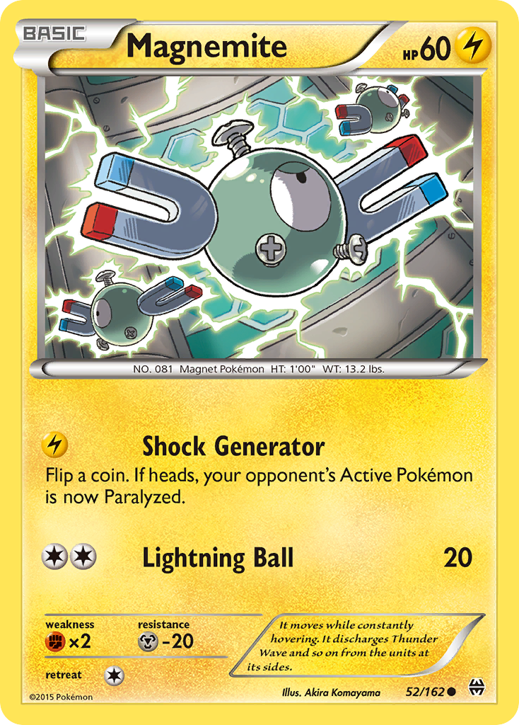 Magnemite (52) 52/162 - XY  BREAKthrough