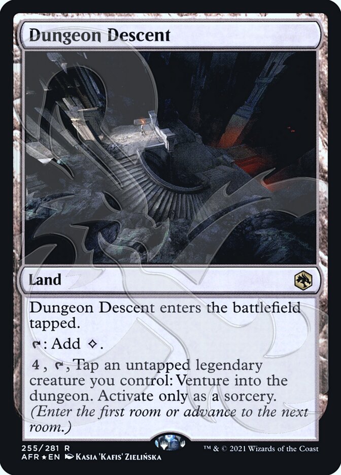Dungeon Descent (AFR&-255) - Adventures in the Forgotten Realms Promos Foil