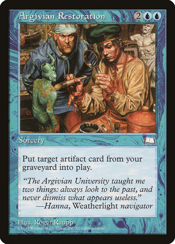Argivian Restoration (WTH-) - Weatherlight