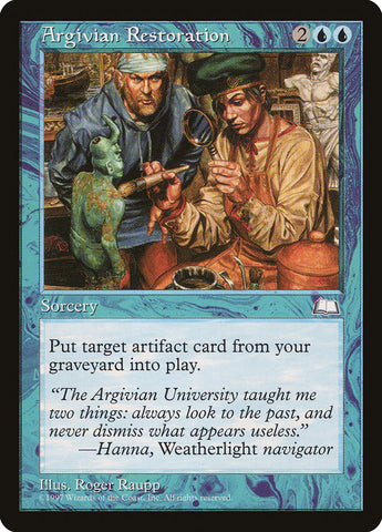 Argivian Restoration (WTH-) - Weatherlight
