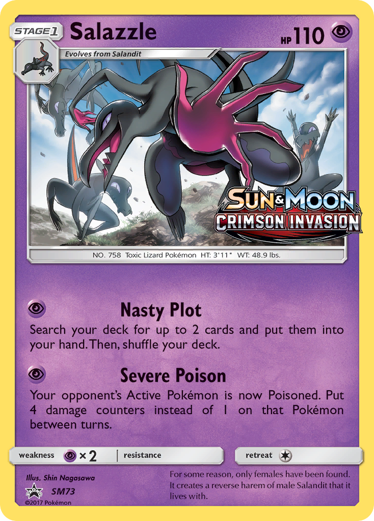 Salazzle - SM73 (Prerelease)/248 - SM Promos Holofoil