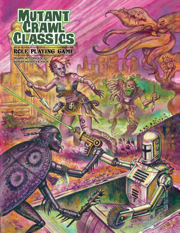 Mutant Crawl Classics Core Rulebook Softcover