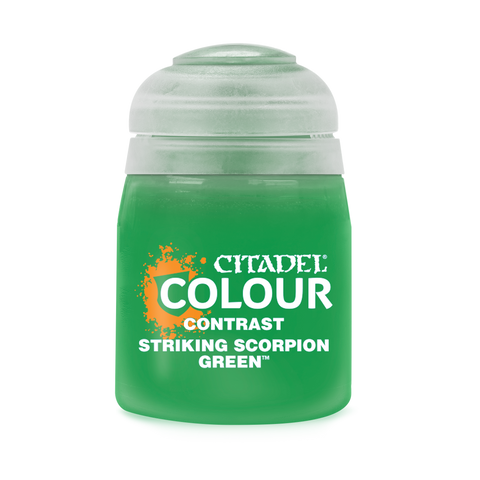Contrast Striking Scorpion Green
