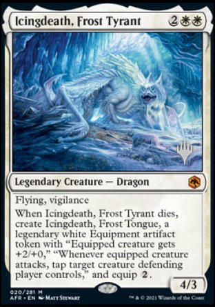 Icingdeath, Frost Tyrant (PPAFR-020) - Adventures in the Forgotten Realms Promos