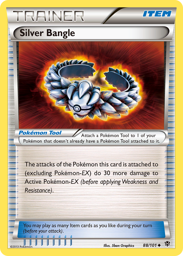 Silver Bangle 88/101 - Plasma Blast
