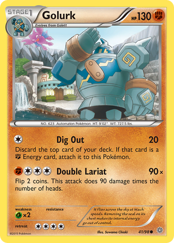 Golurk (41) 41/98 - XY  Ancient Origins