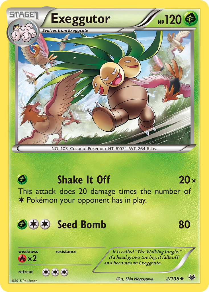 Exeggutor 2/108 - XY  Roaring Skies