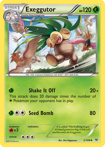 Exeggutor 2/108 - XY  Roaring Skies