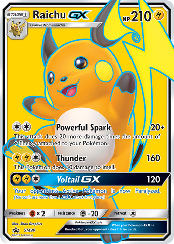 Raichu GX - SM90 SM90/248 - SM Promos Holofoil