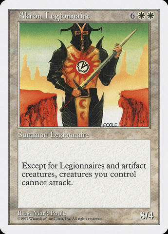 Akron Legionnaire (5ED-) - Fifth Edition
