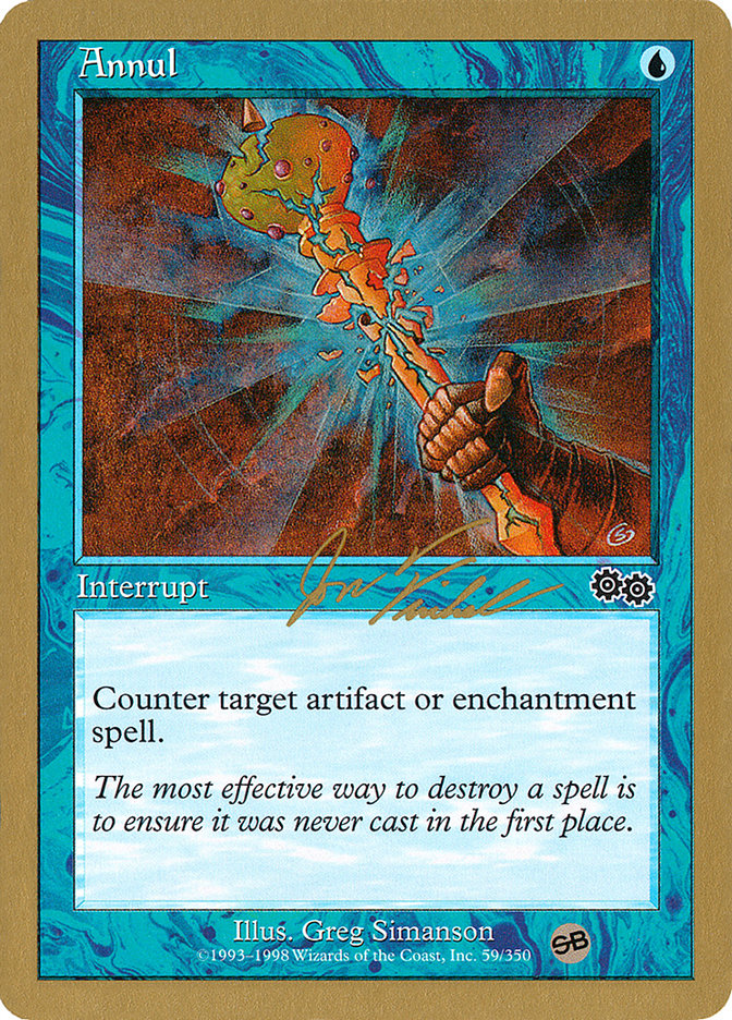 Annul - 2000 Jon Finkel (USG) (SB) (WCD-) - World Championship Decks 2000