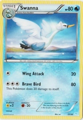 Swanna (27) - XY Trainer Kit Pikachu Libre & Suicune