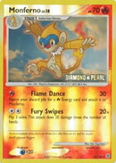 Monferno - 56/130 [Diamond & Pearl] - Burger King Promos Reverse Holofoil