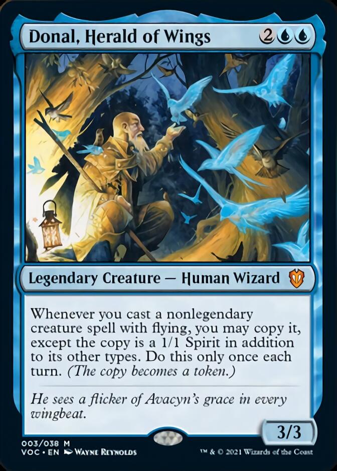 Donal, Herald of Wings (VOC-003) - Crimson Vow Commander