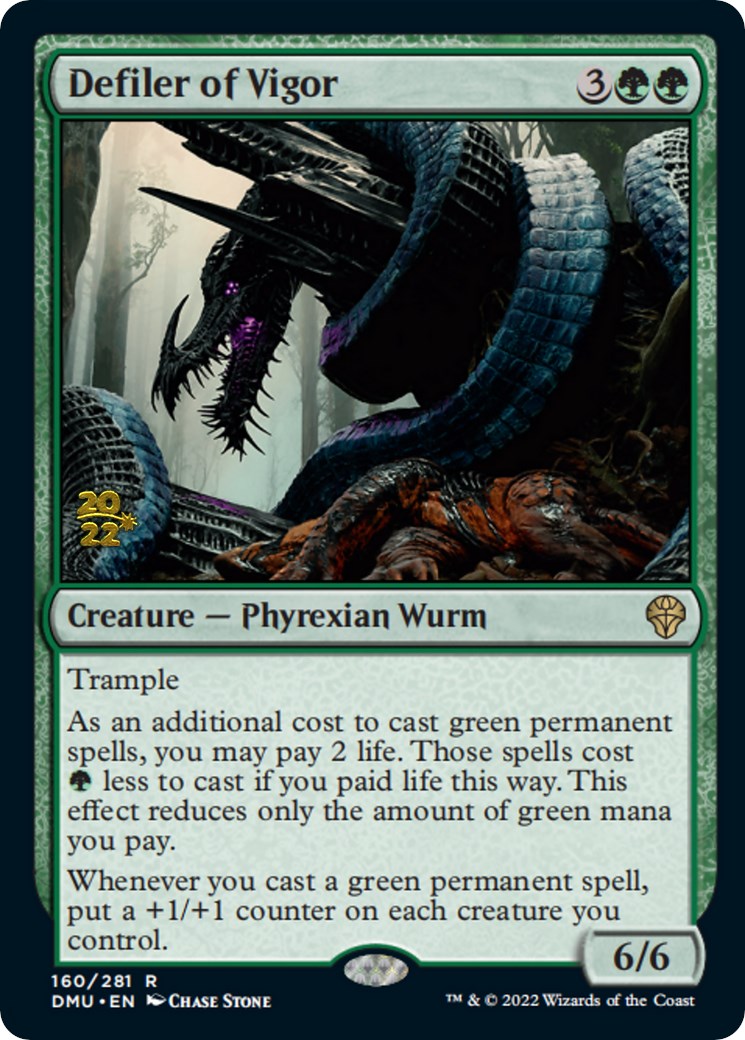 Defiler of Vigor (PRE-160) - Dominaria United Promos Foil