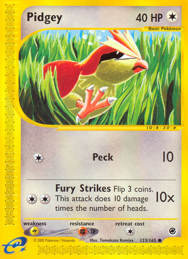 Pidgey - 123/165 Expedition - Common