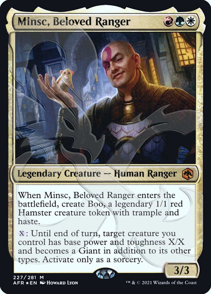 Minsc, Beloved Ranger (AFR&-227A) - Adventures in the Forgotten Realms Promos Foil