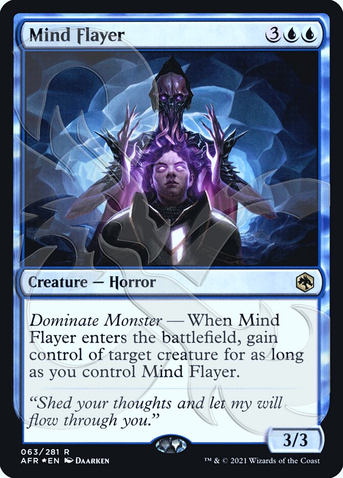 Mind Flayer (AFR&-63A) - Adventures in the Forgotten Realms Promos Foil