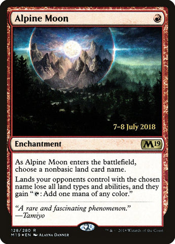 Alpine Moon (PRE-128) - Core Set 2019 Promos Foil