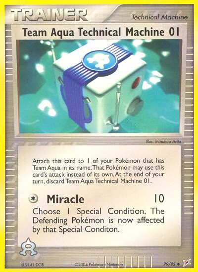 Team Aqua Technical Machine 01/95 - Team Magma vs Team Aqua