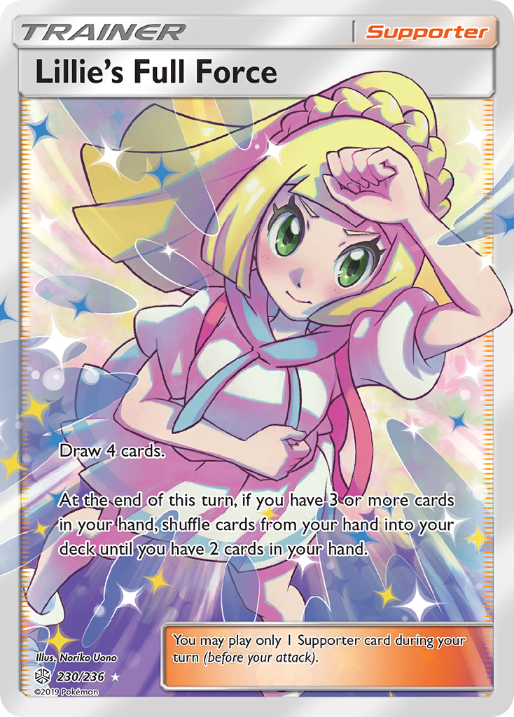 Lillie's Full Force (Full Art)/236 - SM  Cosmic Eclipse Holofoil