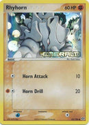 Rhyhorn/106 - Emerald Reverse Holofoil