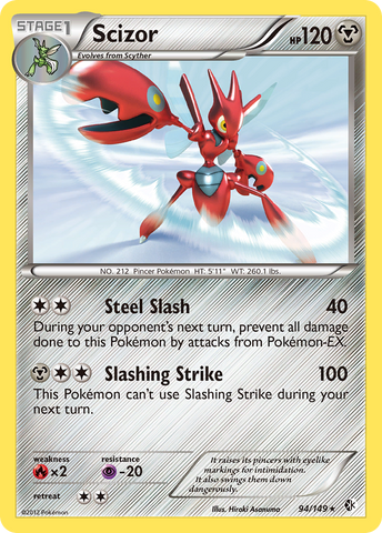 Scizor/149 - Boundaries Crossed Holofoil