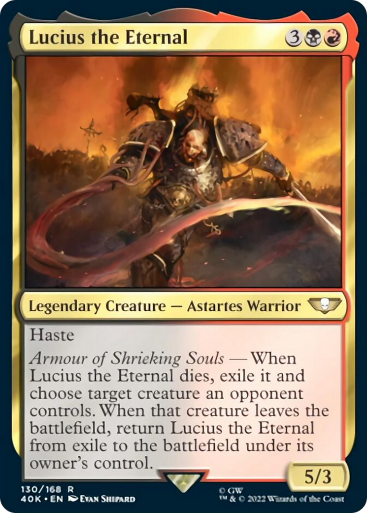 Lucius the Eternal (40K-130) - Warhammer 40,000 Commander