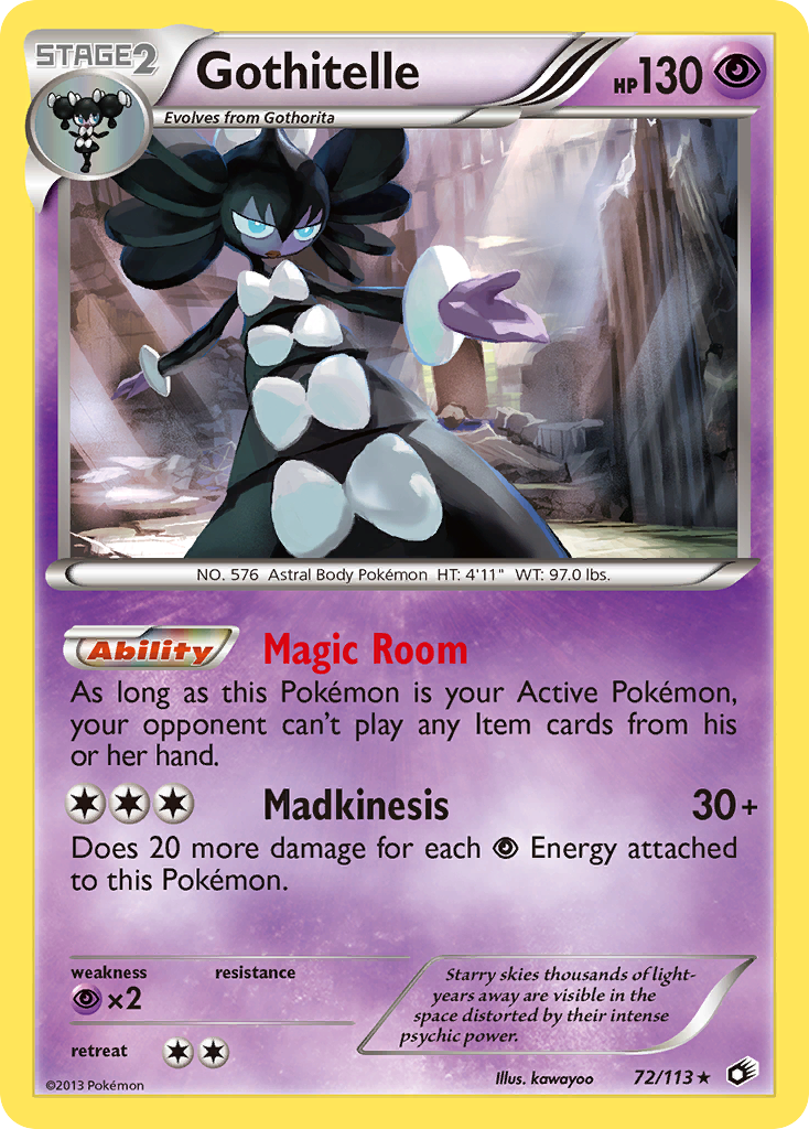Gothitelle 72/113 - Legendary Treasures Holofoil