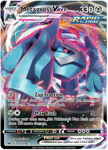 Metagross VMAX 113/198 - SWSH06 Chilling Reign Holofoil