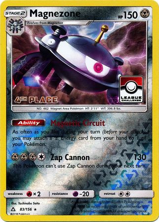Magnezone - 83/156 (League Challenge) [4th Place] - League & Championship Cards Reverse Holofoil